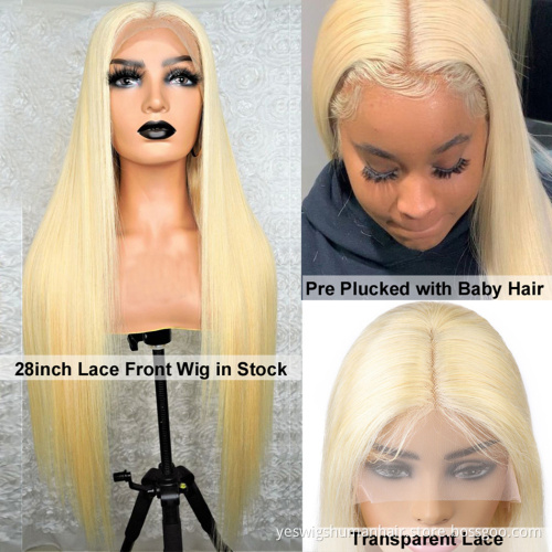 YesWigs 613 Honey Blonde Hd Full Lace Front Wig Raw Indian Virgin Human Hair Colored Lace Frontal Wig For Black Women Human Hair